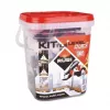 RUBI Tile Level Quick System 2941 – Tile Levelling Set with 100 Clips, 100 Wedges and Pliers for Lippage-Free Ceramic Installation