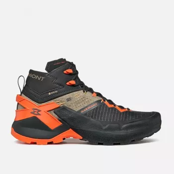 Garmont 9.81 Onyx Mid GTX approach shoes Raven Black/Pale Beige EU 46.5