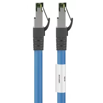 DSIT CAT 8 S/FTP PiMF Network Patch Cable RJ45 Plug to RJ45 Plug Blue 2m