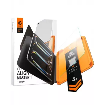 Spigen AlignMaster Glas.tR Tempered Glass Screen Protector for iPad Pro 11 (2024-2025), Transparent