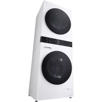 LG WashTower WT1210WWF Wi-Fi Enabled 12kg Washer Dryer with Heat Pump, White