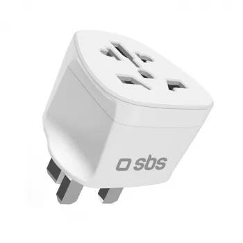 SBS Universal Travel Adapter for United Kingdom - White