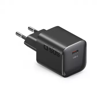 SBS 20W USB-C PD Wall Charger Black