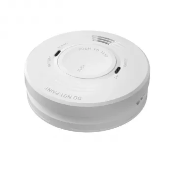 Alecto SDV10 Mains-Powered Photoelectric Smoke Alarm with 5-Year Battery Backup