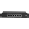DSIT DS-10Patch6-8FTP 10-Inch 8-Port FTP CAT6 Patch Panel