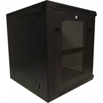DSIT 12U 19 inch Wall-Mounted Server Cabinet with Glass Door and Perforated Side Panels 600x600x635 mm (DS6612ZP)