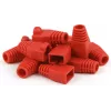 DSIT DANICOM RJ45 Strain Relief Boot Red 10 Pieces