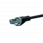 DSIT CAT 6a S/FTP LSOH Network Patch Cable, 0.5 m, Black