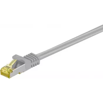 DSIT Cat.7 S/FTP PiMF RJ45 Network Cable, 15m, Grey, 600 MHz, 10Gbps