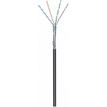 DSIT CAT6 S/FTP 50m Outdoor Network Cable on Reel, Black CCA (DC-OUT-SFTP6CCA-50S)