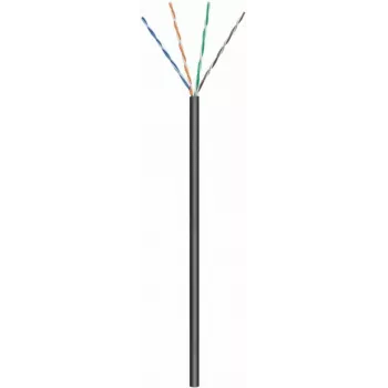 DSIT CAT6 Outdoor Network Cable, U/UTP, AWG 23/1 Solid Core, 305 m, Black, CCA