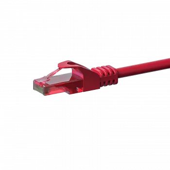 DSIT CAT6 Network Patch Cable U/UTP 0.50 m Red 100% Copper (DC-65-005)