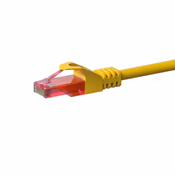 DSIT CAT6 U/UTP Ethernet Patch Cable, 1m, Yellow, 100% Copper