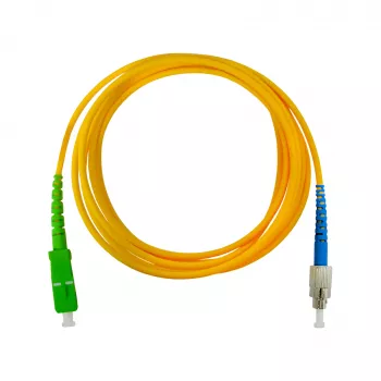 Televes OSK2SCFC 2m SC/APC to FC/UPC Singlemode Fibre Patch Cable