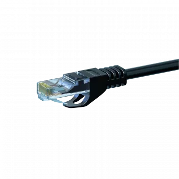DSIT CAT 6 U/UTP Network Patch Cable, 1m, Black, CCA, RJ45