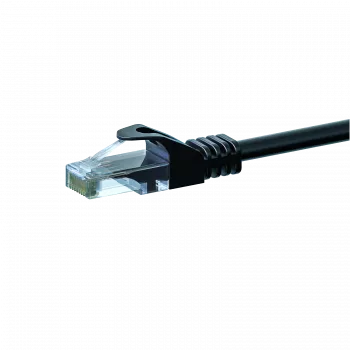 DSIT CAT 6 U/UTP Network Patch Cable, 7.5 m, Black, CCA, RJ45, 1 Gbit/s, 250 MHz