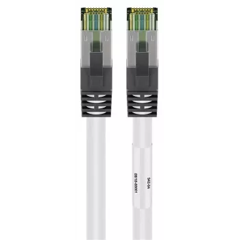 DSIT RJ45 Network Cable S/FTP PiMF CAT 8 Cable White 3m