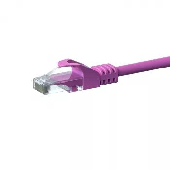DSIT CAT 6 Network Cable U/UTP - 15 Metres - Pink - CCA (DC-C69-150)