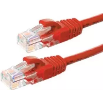 DSIT CAT5e U/UTP Network Patch Cable, 3m, Red, 100% Copper (DC-55-030)