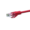 DSIT CAT5e U/UTP Network Patch Cable, 3m, Red, 100% Copper (DC-55-030)