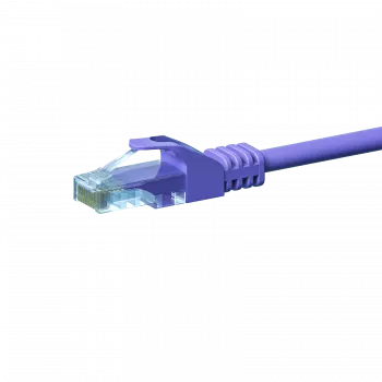 DSIT CAT 5e U/UTP Network Patch Cable, 0.25 m, Violet, CCA, RJ45, 1 Gbit/s