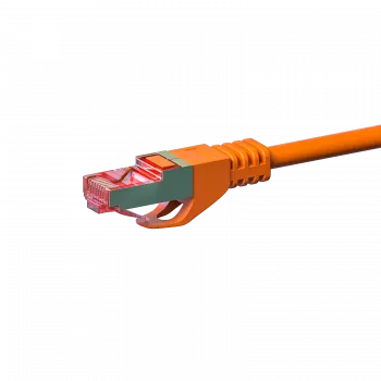 DSIT CAT 6 S/FTP LSOH Network Patch Cable, 1m, Orange