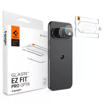 Spigen Optik Pro Glas.tR EZ Fit Camera Protector 2-Pack for Google Pixel 11 Pro - Transparent