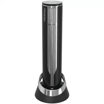 Prestigio Maggiore Automatic Wine Opener, Black/Silver (PWO104SL)