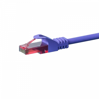 DSIT CAT6 U/UTP Network Patch Cable, 0.15 m, Violet, 100% Copper (DC-68-001)