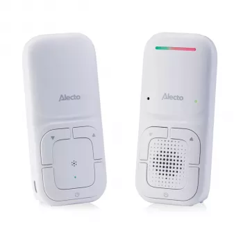 Alecto DBX130 DECT Baby Monitor with Full ECO Mode, Talkback Function, Temperature Sensor, Lullabies and Night Light