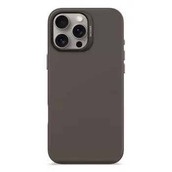 DECODED Antibacterial Silicone Case for iPhone 16 Pro Max MagSafe Black