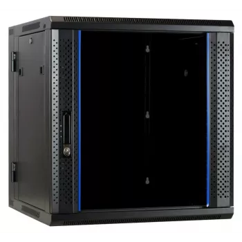 DSIT DS6612-DOUBLE Reversible Wall-Mount Server Cabinet with Glass Door, 600 mm Wide