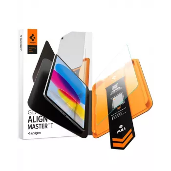 Spigen AlignMaster Glass.tR Tempered Glass Screen Protector for iPad 10.9 inch (10th Generation 2022) and iPad 11 inch (11th Generation 2025) - Transparent