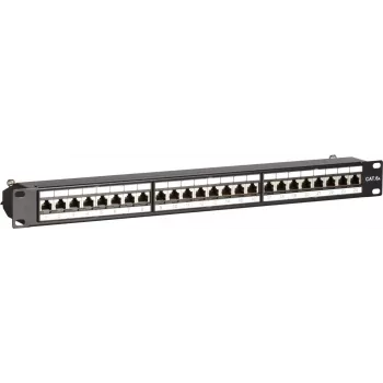 DSIT CAT 6a STP 24-Port 19 inch Rack-Mount Patch Panel