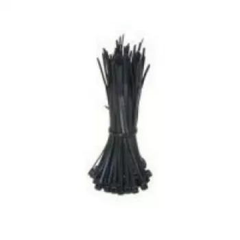 DSIT Cable Ties 100mm Black 100-Pack - Nylon 6.6 Self-Locking