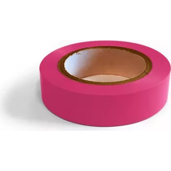 DSIT DC-Tape-Pink PVC Insulation Tape, 19 mm x 10 m, Purple, 600V, Flame-Retardant