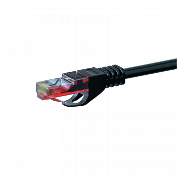 DSIT CAT6 U/UTP Network Patch Cable, 1.5m, Black, 100% Copper (DC-60-015)