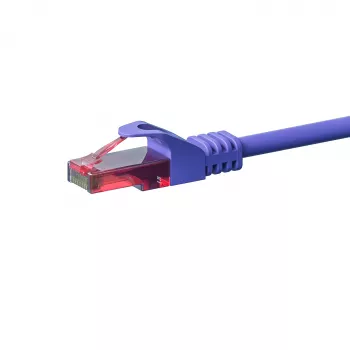 DSIT CAT6 Network Cable U/UTP 30m Purple 100% Copper Patch Cable RJ45