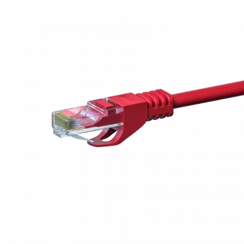 DSIT CAT 6 U/UTP Network Patch Cable, 1.5 m, Red, CCA