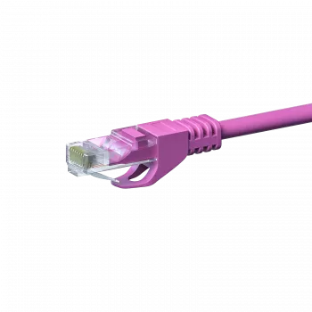 DSIT DC-59-150 CAT5e U/UTP Network Cable, 15 m, Pink, 100% Copper