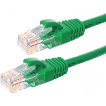 DSIT CAT5e U/UTP Network Patch Cable, 20m, Green, 100% Copper, RJ45, Gigabit Ethernet, 100 MHz