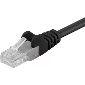 DSIT CAT 5e U/UTP Network Patch Cable, 0.25 m, Black, CCA, RJ45, Gigabit Ethernet