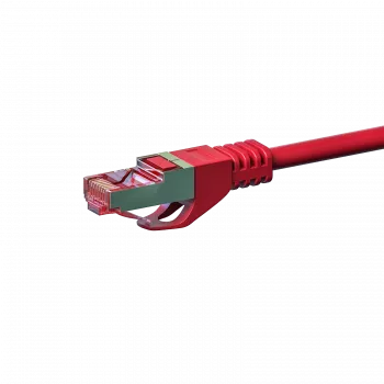 DSIT CAT 6 S/FTP Network Patch Cable, LSOH, 0.25 m, Red