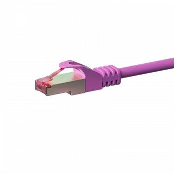 DSIT Cat 6 S/FTP LSOH Network Patch Cable, RJ45, Pink, 1.5 m