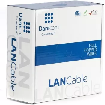 DSIT DANICOM CAT6 UTP 100m PVC Fca Network Cable DC-UTP6-100-FCA