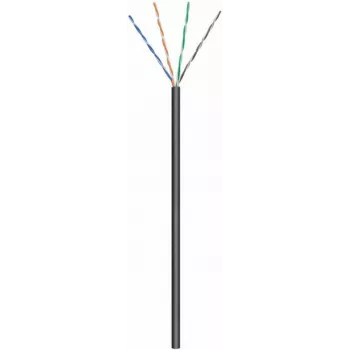 DSIT CAT6 Outdoor Network Cable, U/UTP, AWG 24/7 (Flexible), 305 m, Black, CCA