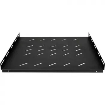 DSIT Heavy-Duty Fixed Shelf for 1000 mm Deep Server Cabinets - 1U - 100 kg Load Capacity - Black (DS-SFH100)