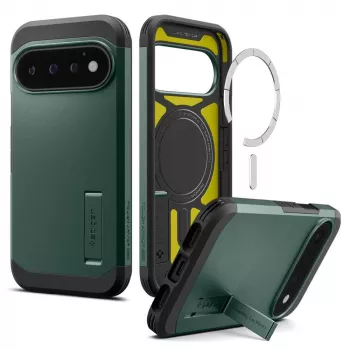 Spigen Tough Armor Mag MagSafe Case for Google Pixel 11 Pro - Abyss Green