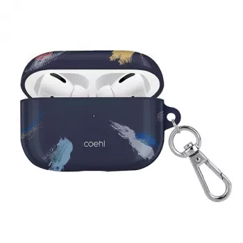 UNIQ Coehl Reverie AirPods Pro Case - Prussian Blue Floral Protective Case