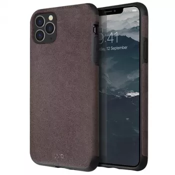 UNIQ Sueve iPhone 11 Pro Case in Liquid Silicone, Taupe Warm Grey